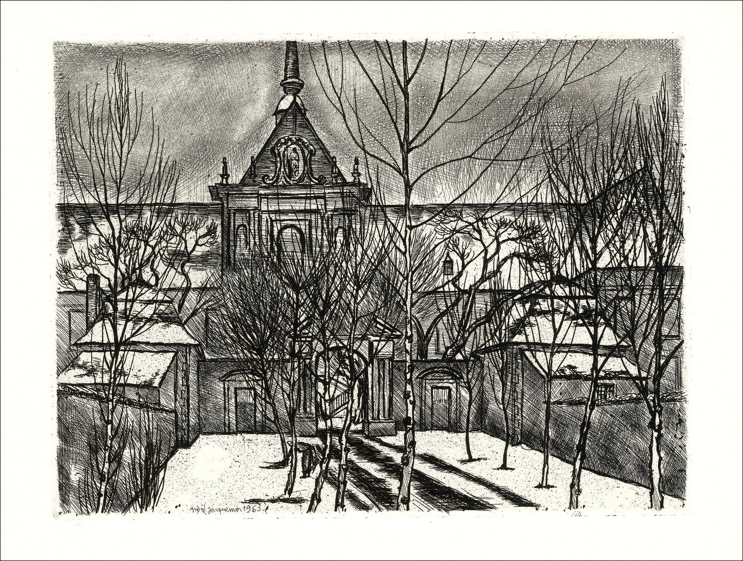 Incisione di Lorena - La Chartreuse de Besderville, 1963