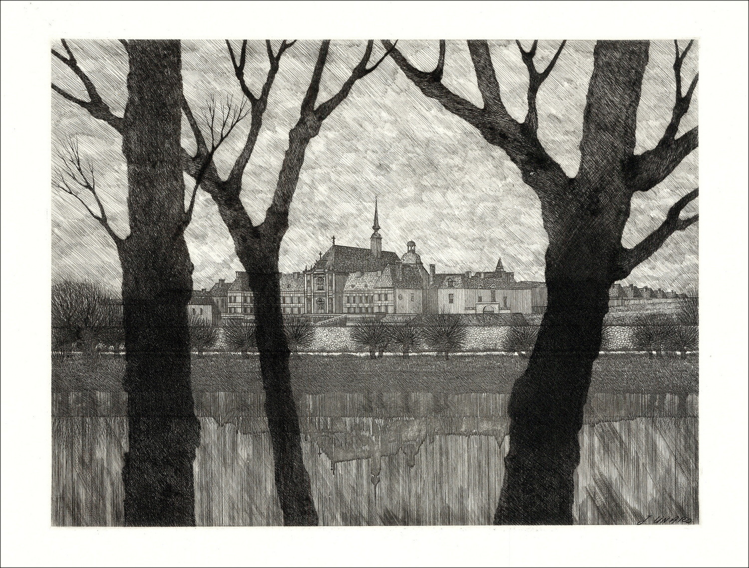 Graveurs lorrains – La Chartreuse de Bosserville, 1963