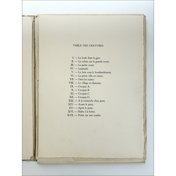 Abel Renault - Exodus Mai-Juni 1940, Portfoliodrucke