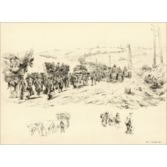 Abel Renault - Exodus Mai-Juni 1940, Portfoliodrucke