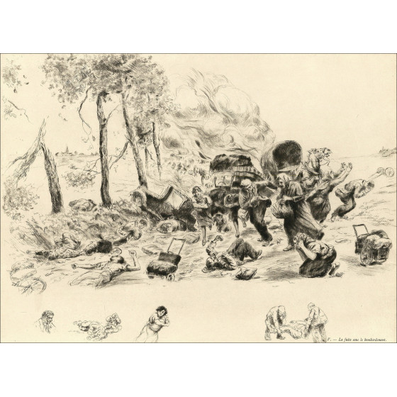 ABEL RENAULT - EXODUS Maggio-Giugno 1940, Portfolio Stampe