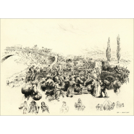 Abel Renault - Exodus Mai-Juni 1940, Portfoliodrucke