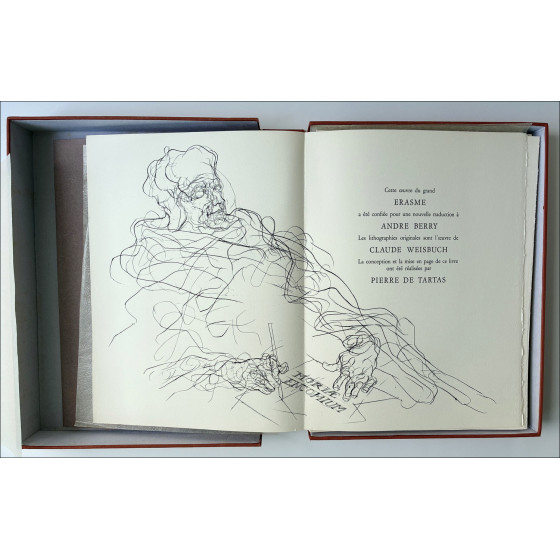Claude Weisbuch – Éloge de la folie, livre illustré 1967
