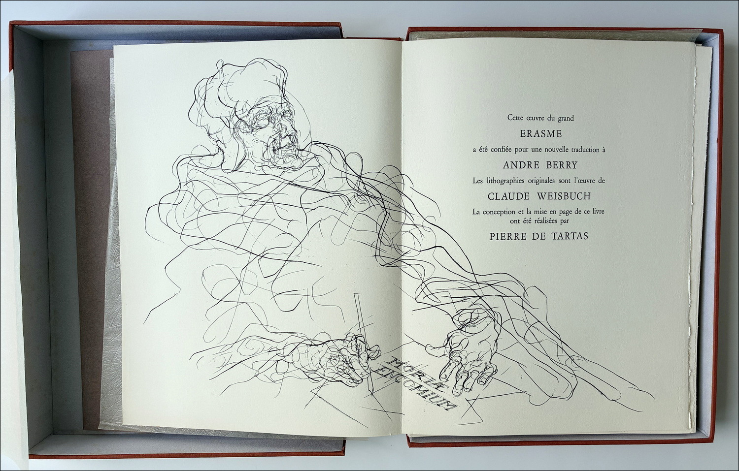 Claude Weisbuch – Éloge de la folie, livre illustré 1967