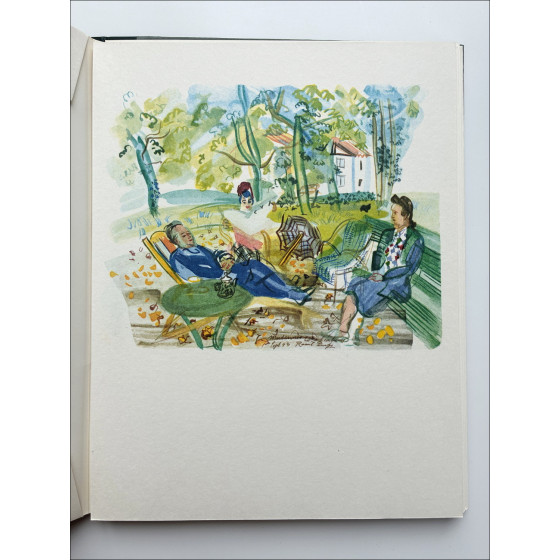 Raoul Dufy – Vacaciones forzadas, libro ilustrado 1956