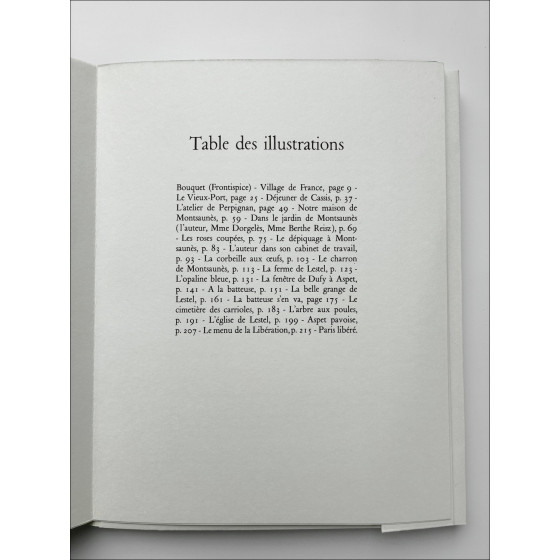 Raoul Dufy – Vacaciones forzadas, libro ilustrado 1956