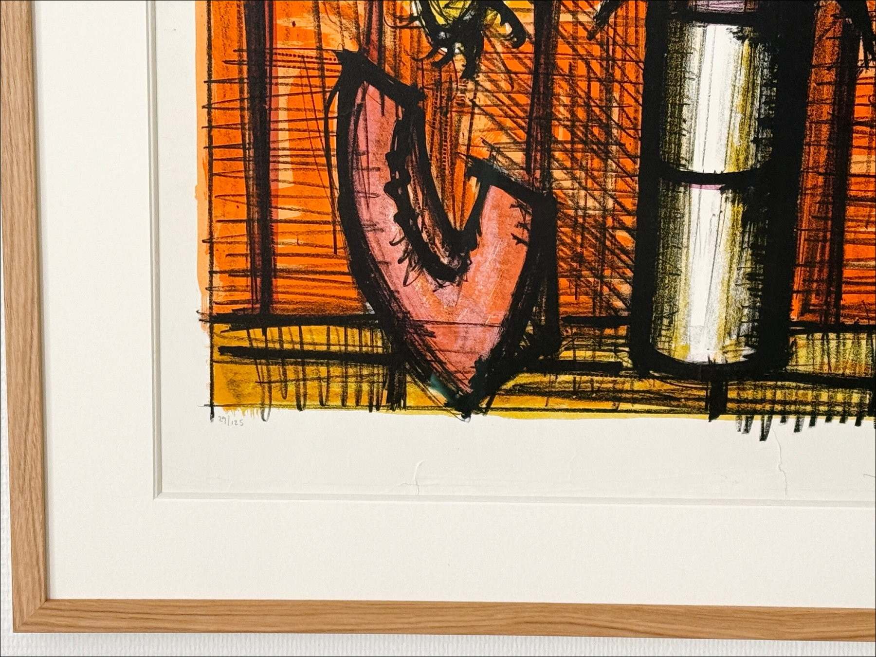 Bernard Buffet – Lithographie Tournesols et melon, 1955