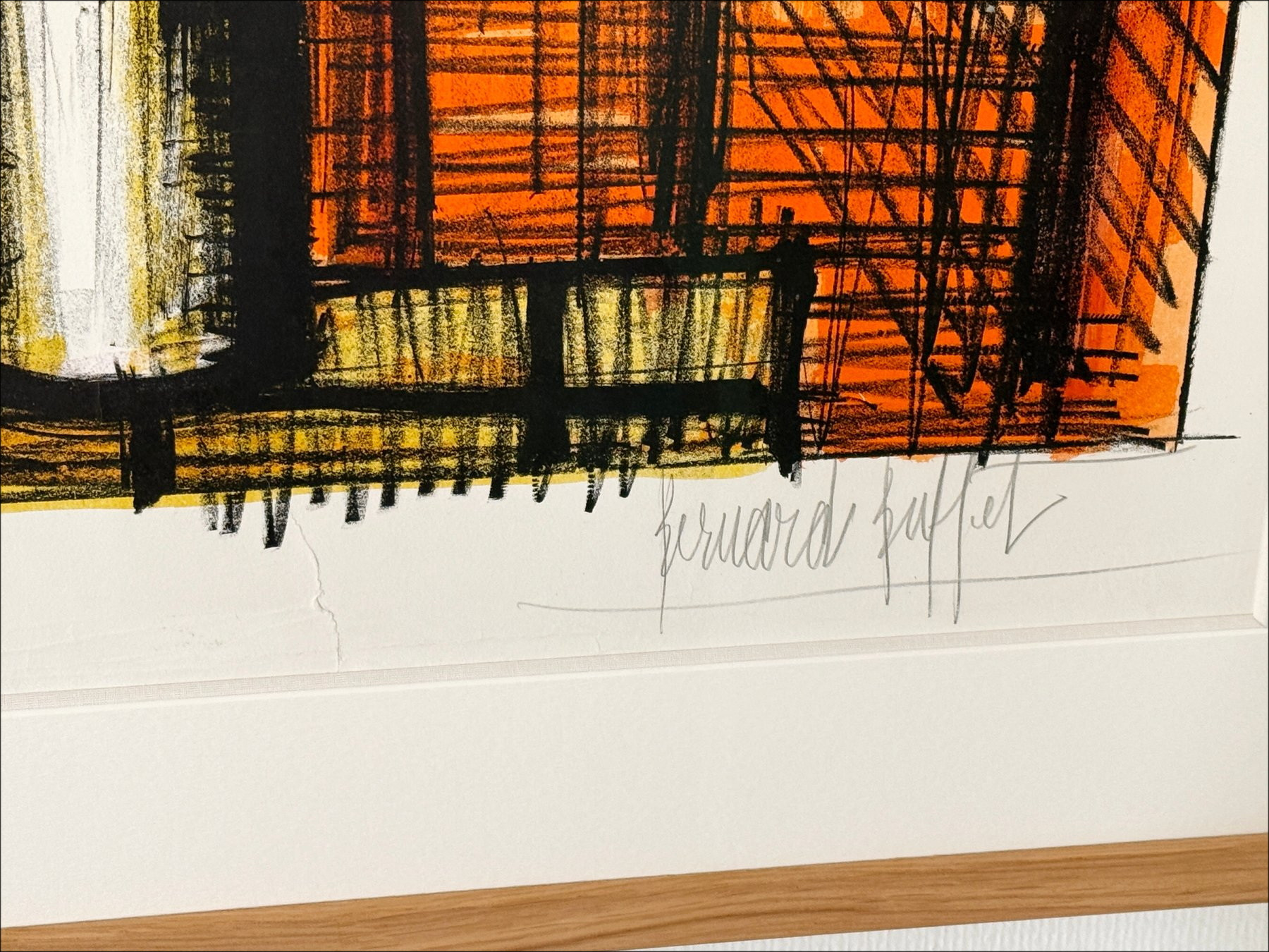 Bernard Buffet – Lithographie Tournesols et melon, 1955