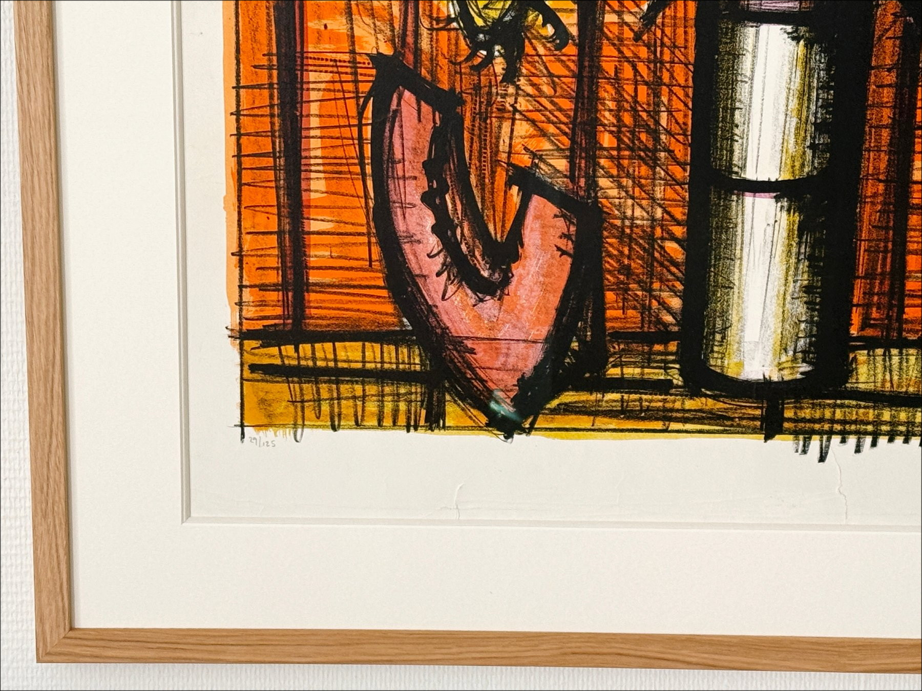 Bernard Buffet – Lithographie Tournesols et melon, 1955