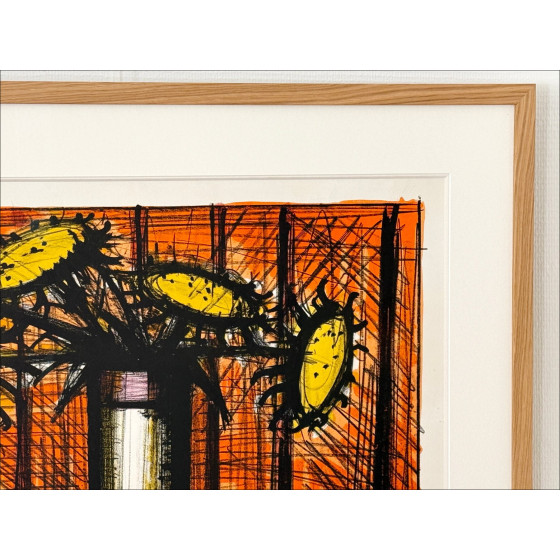 Bernard Buffet - Lithography Sunflowers and Melon, 1955