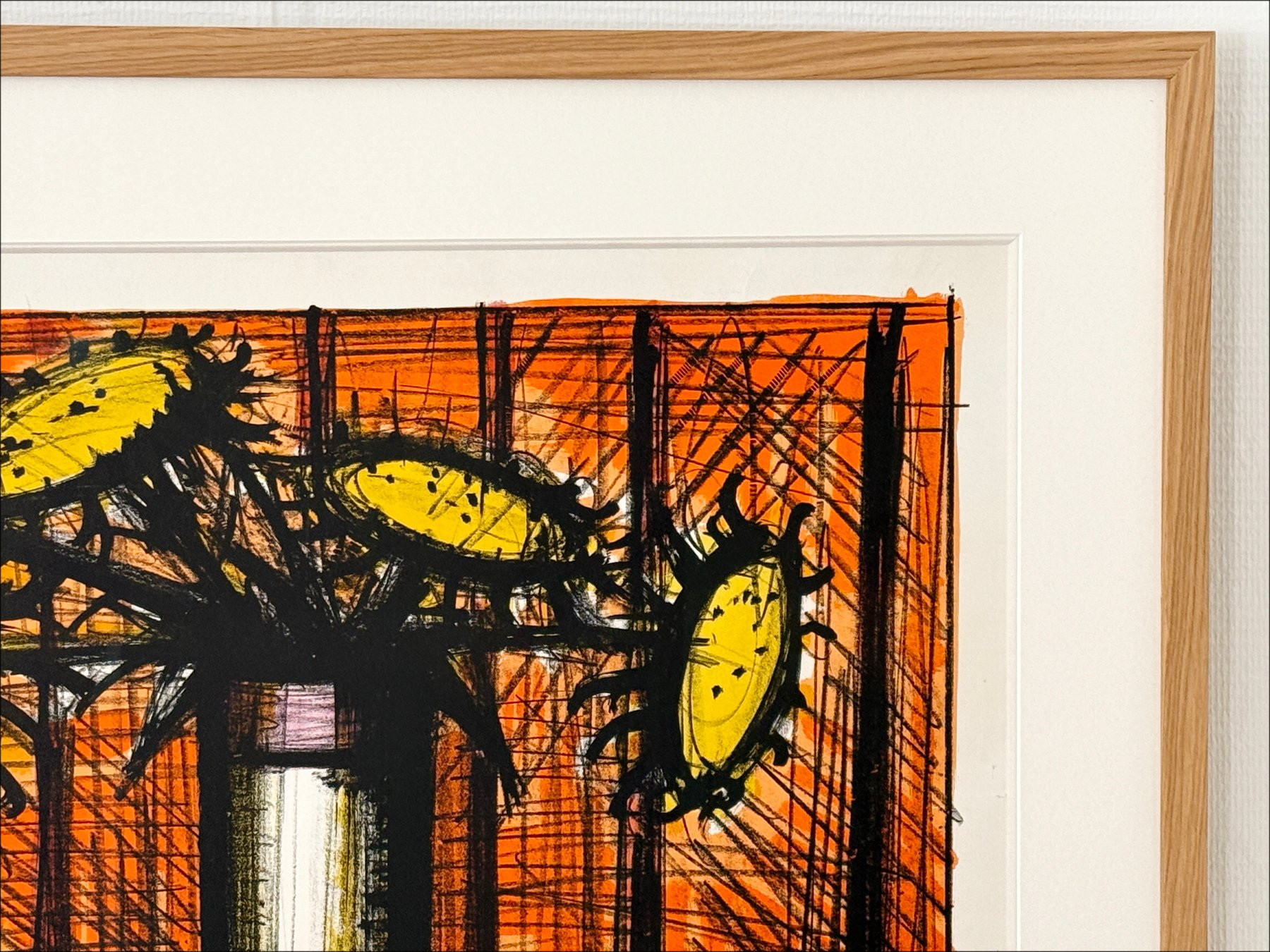 Bernard Buffet - Lithographie Sonnenblumen und Melone, 1955