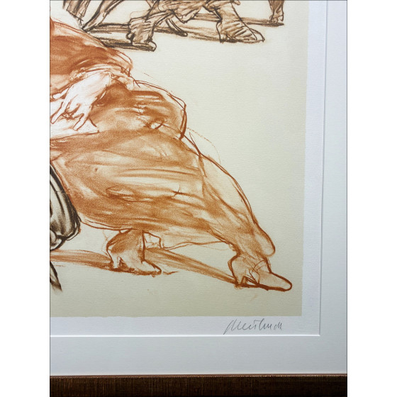 Claude Weisbuch – Lithographie Le Pianiste, 2008 - Avec cadre