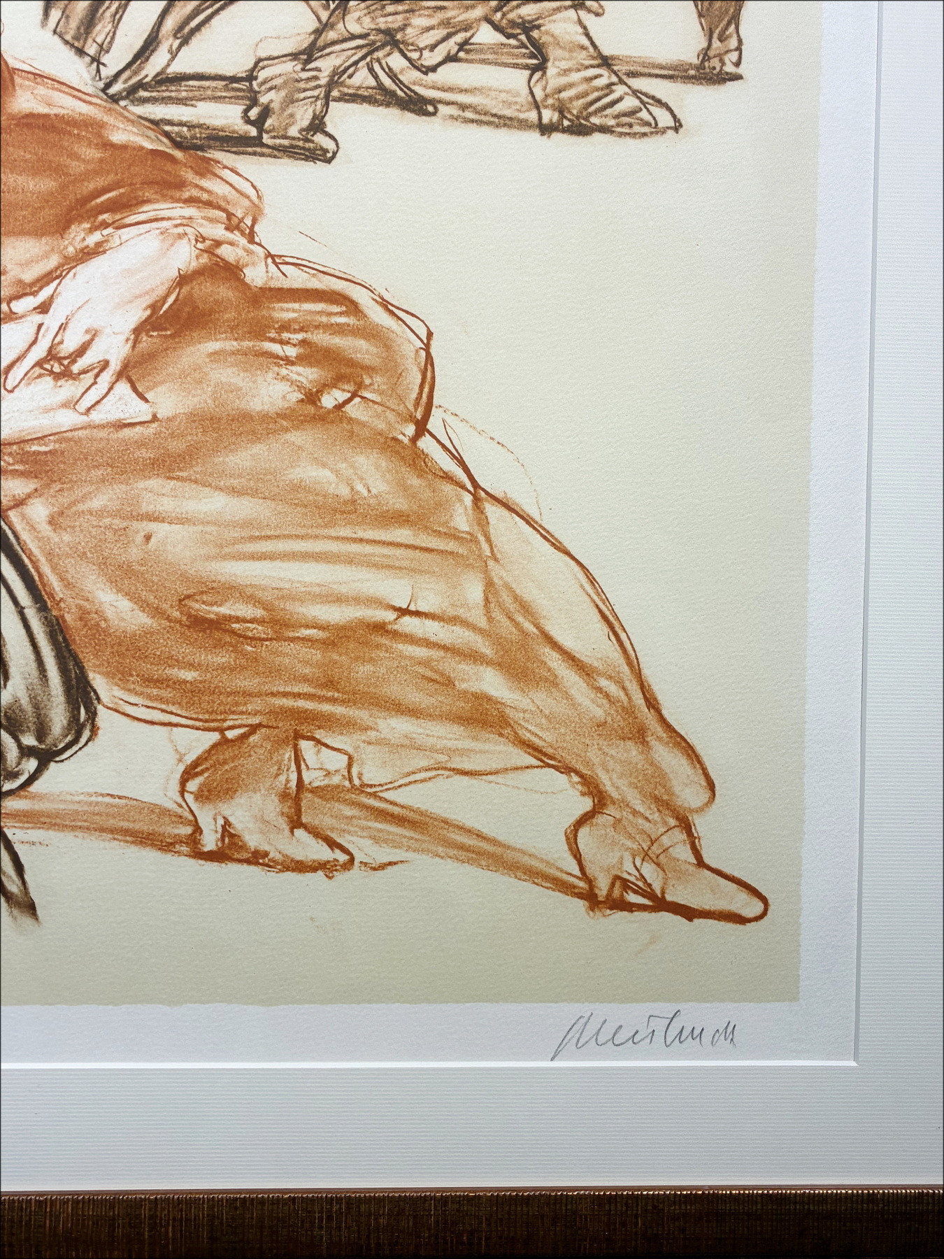 Claude Weisbuch – Lithographie Le Pianiste, 2008 - Avec cadre