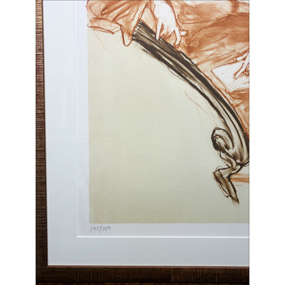 CLAUDE WEISBUCH - Litografia Le Pianist, 2008 - con telaio