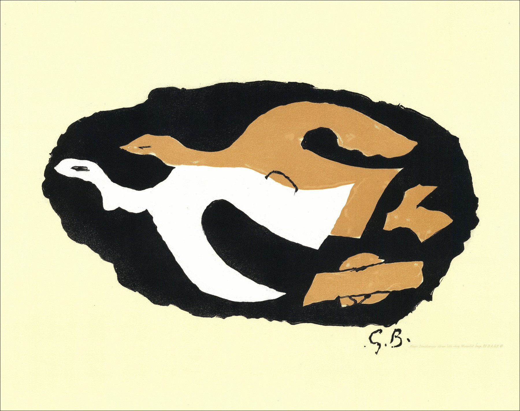Georges Braque - Lithographieausstellung Céret, 1983