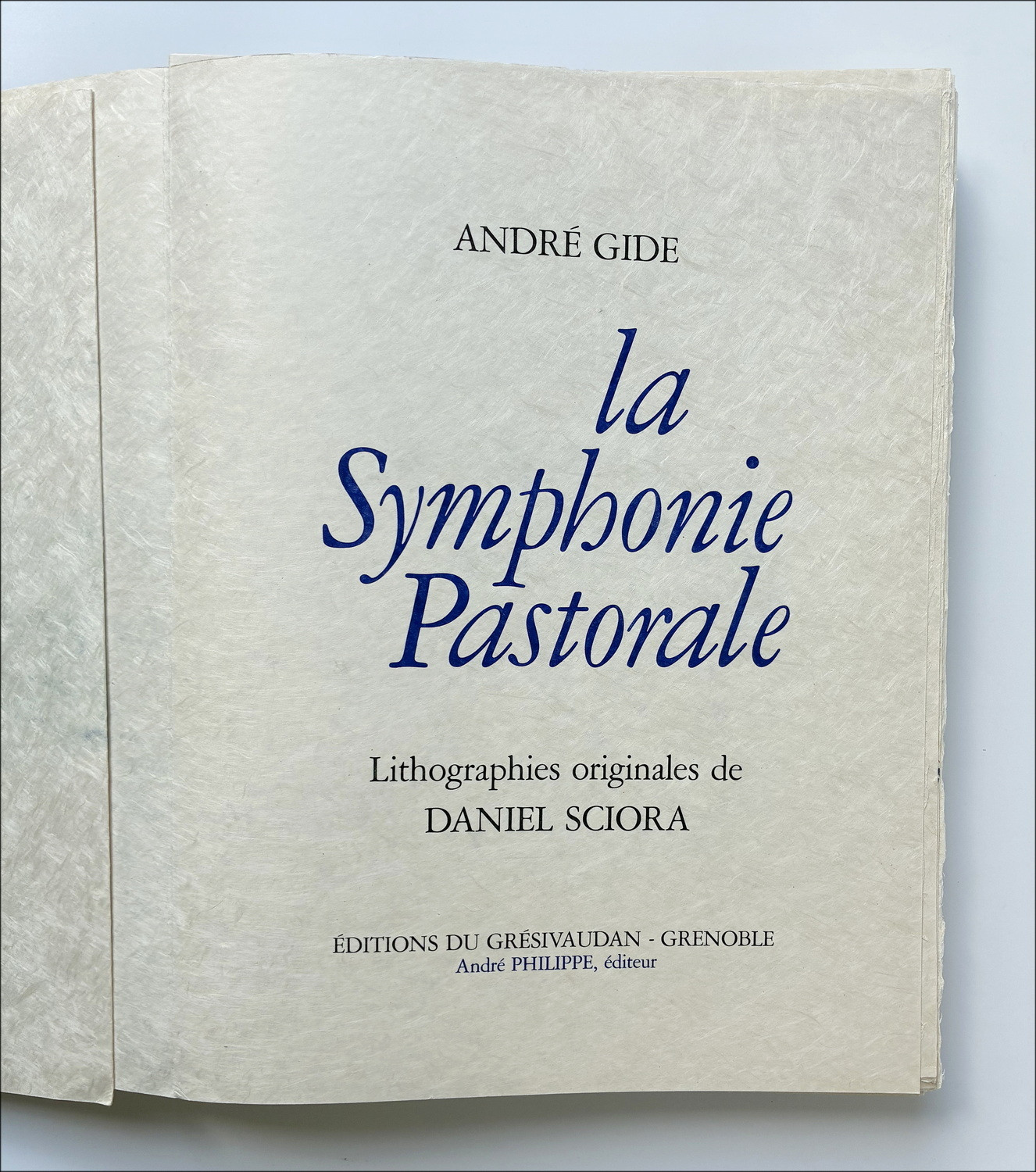 Daniel Sciaria - Symphony pastorale, libro illustrato nel 1974