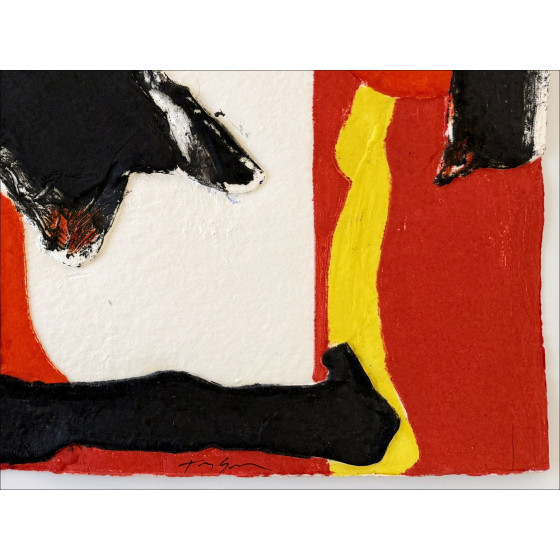 SOULIÉ Tony - Aquagravura originale "Circus I" 54x74cm