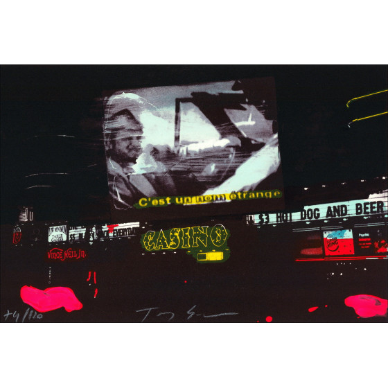 Tony Soulé – Litografía Casino con pintura superior