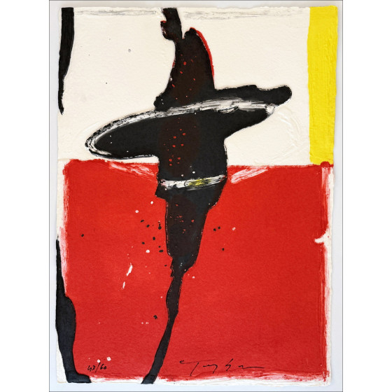 SOULIÉ Tony - Original Aquaggravure "CIRCUS II" 74x54cm