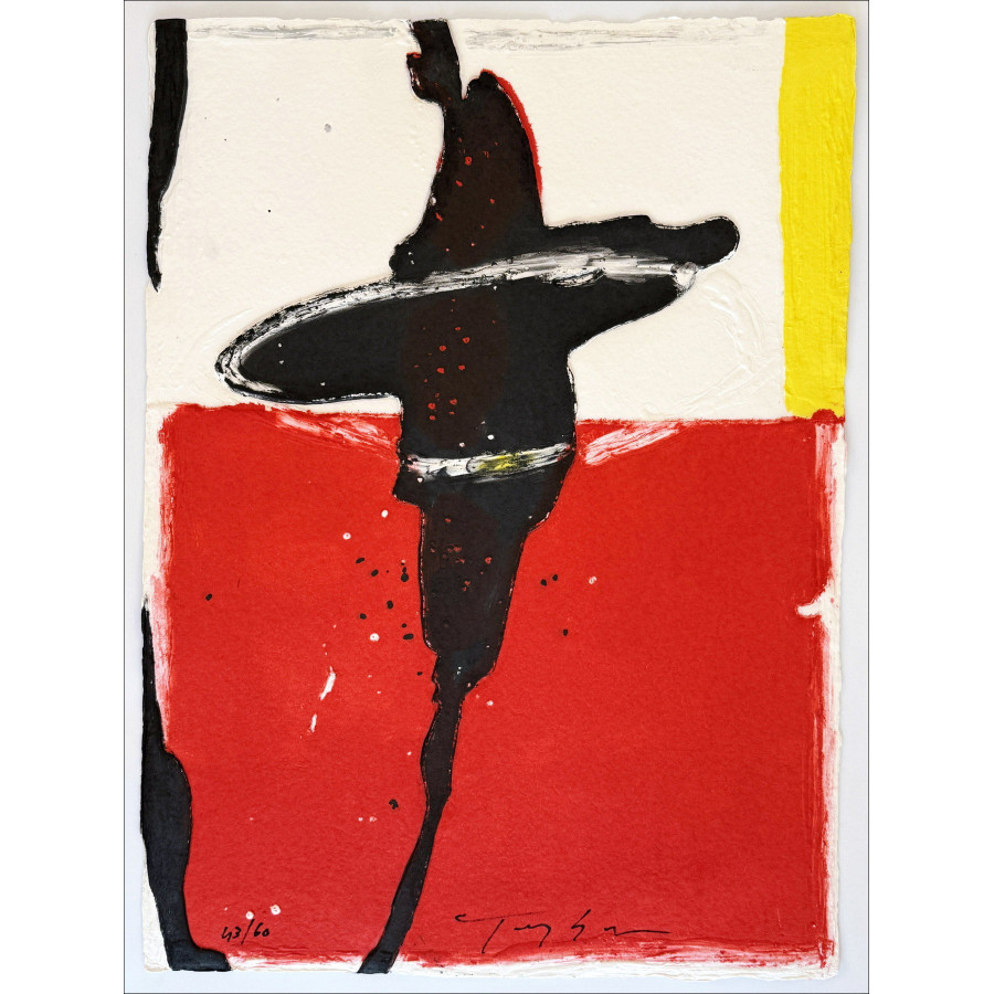 SOULIÉ Tony - Original Aquaggravure "CIRCUS II" 74x54cm