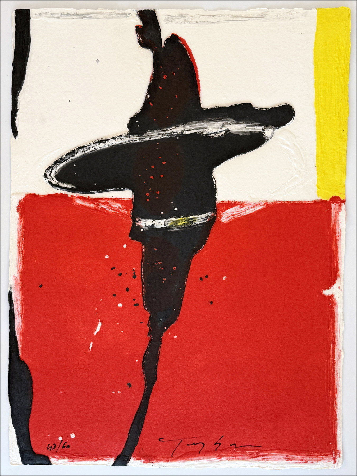 SOULIÉ Tony - Aquagravure original "Circus II" 74x54cm