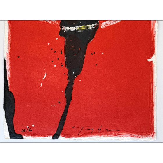 SOULIÉ Tony - Original Aquaggravure "CIRCUS II" 74x54cm
