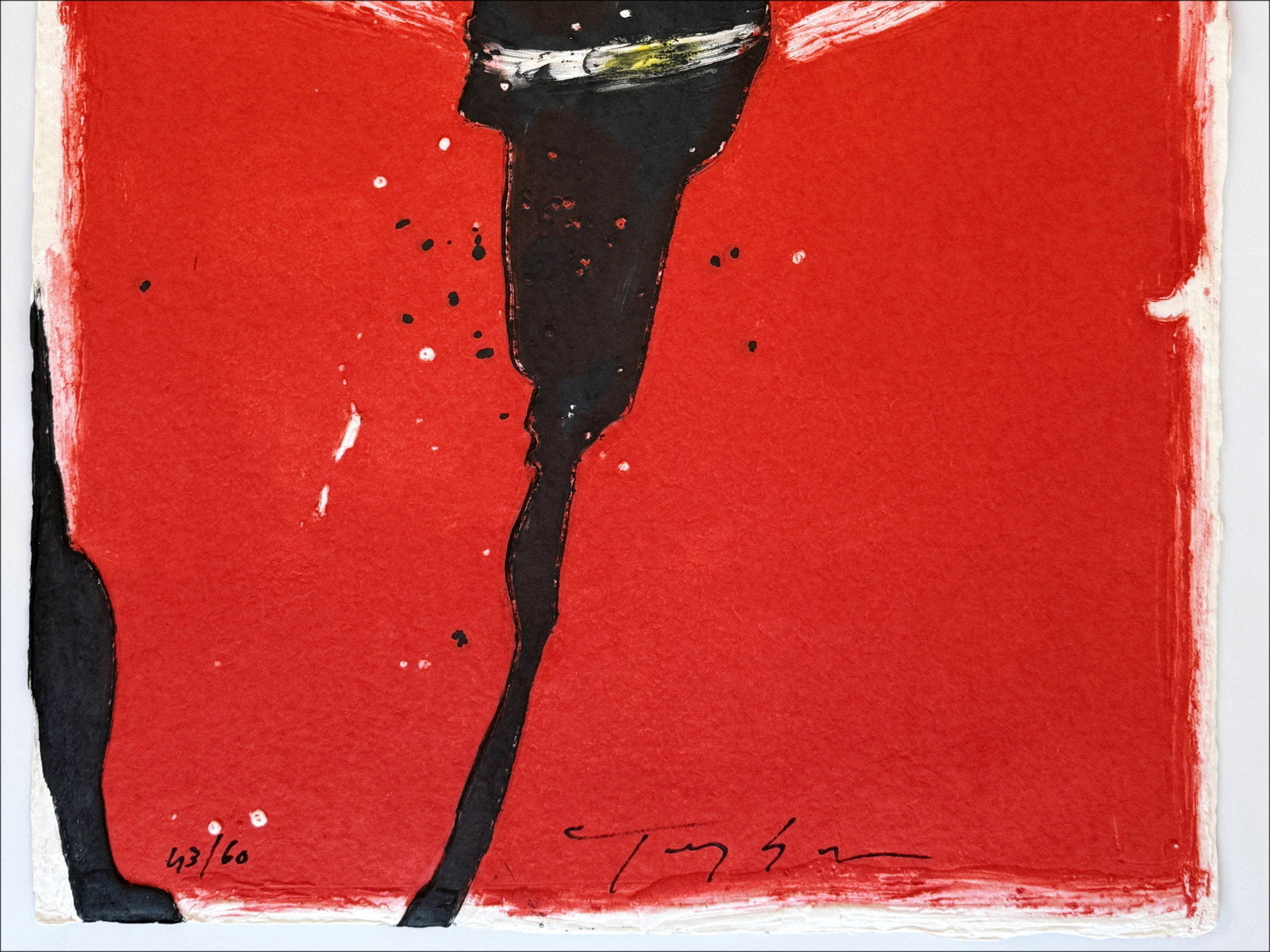 SOULIÉ Tony - Aquagravure original "Circus II" 74x54cm