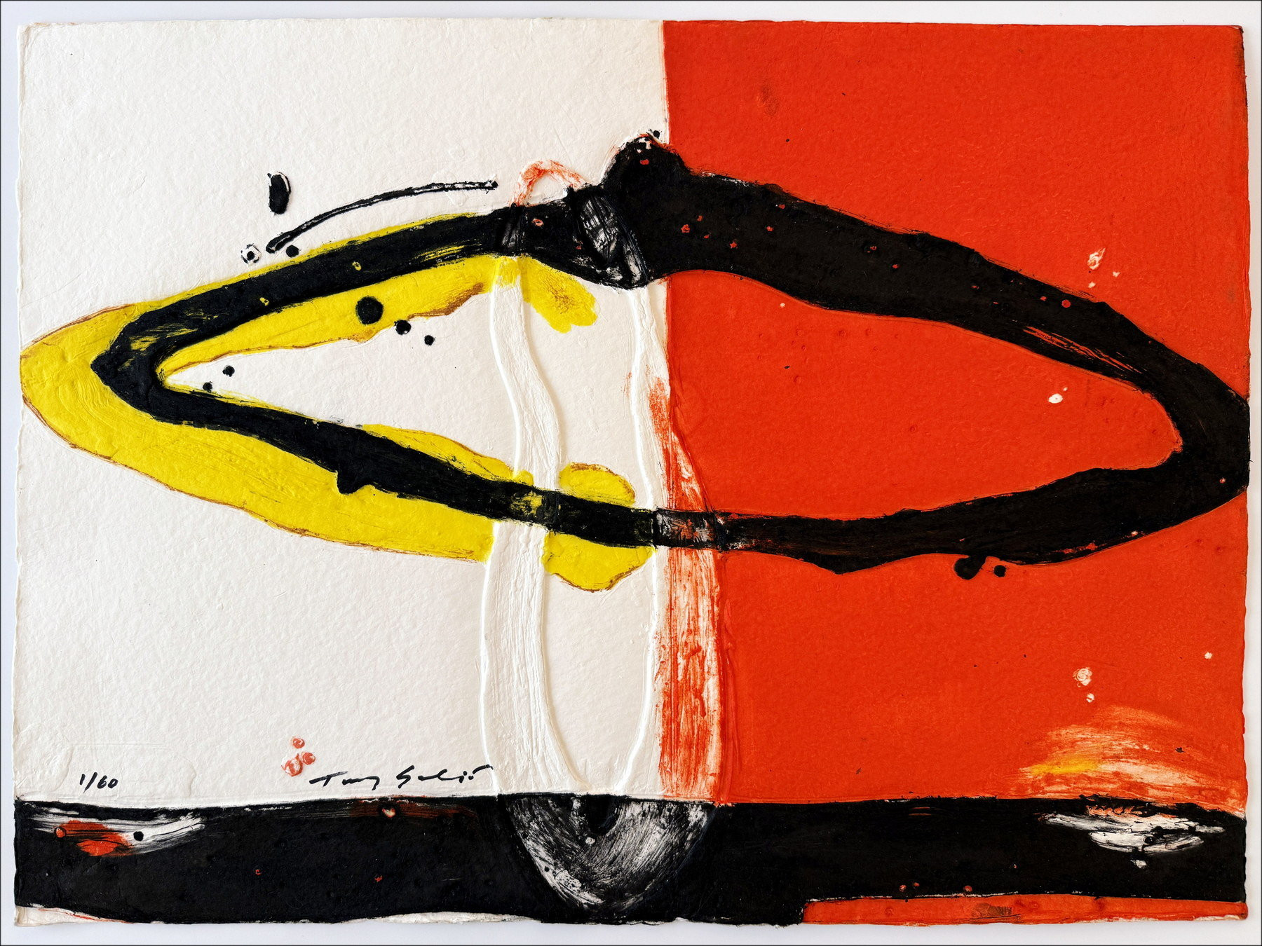 SOULIÉ Tony - Aquagravure original "Circus III" 54x74cm