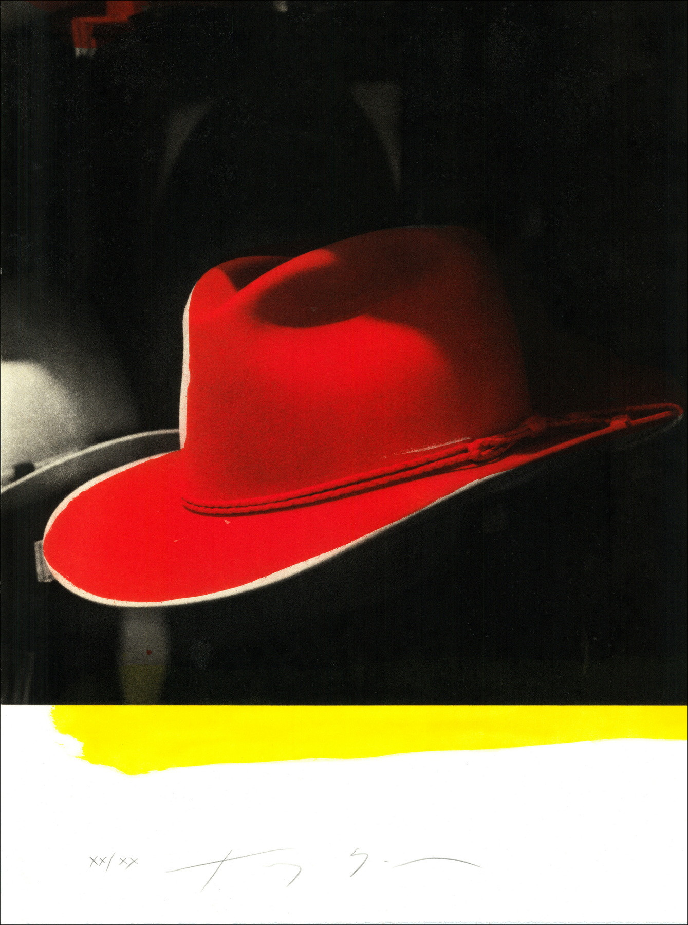 Tony Soulié - Gravur Stetson Red, limitierte Auflage