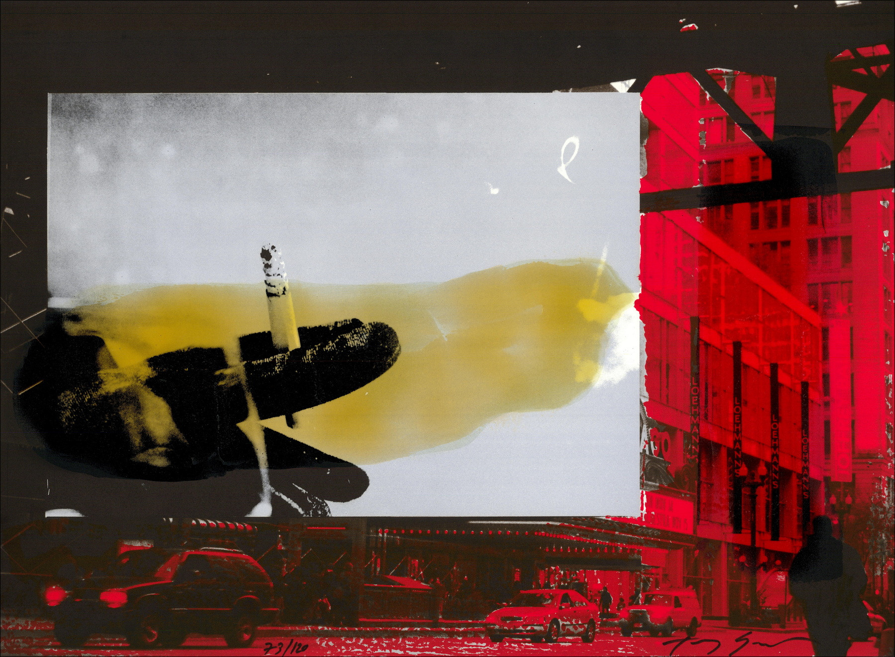 Tony Soulié - Lithographic Cigarette, Limited Edition