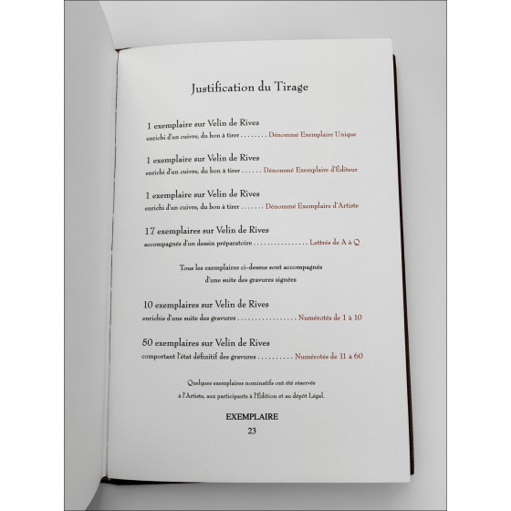Claude Weisbuch - Lode del motivo, il libro illustrato del 2009