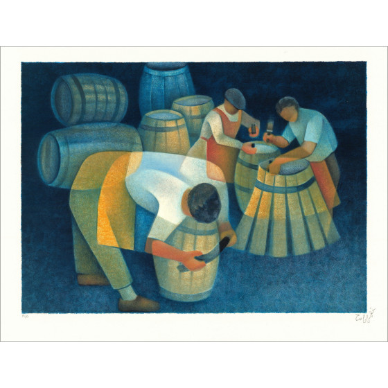 Louis Toffoli - Lithographie Die Casonkers, 1986