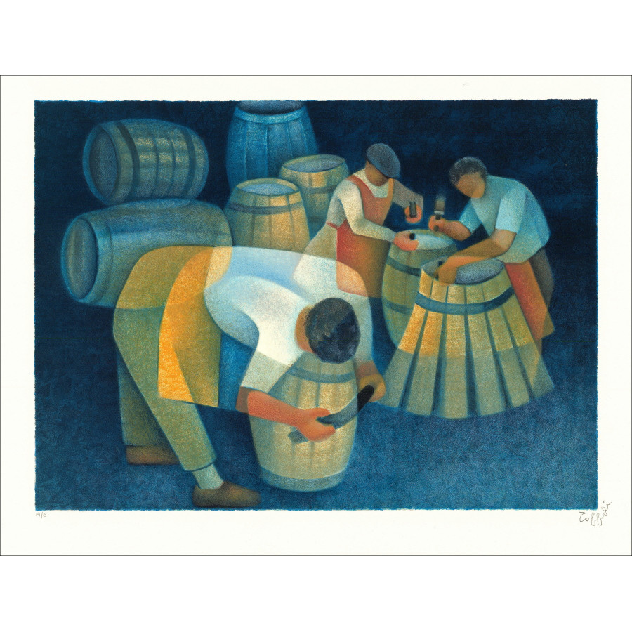 Louis Toffoli - Lithographie Die Casonkers, 1986