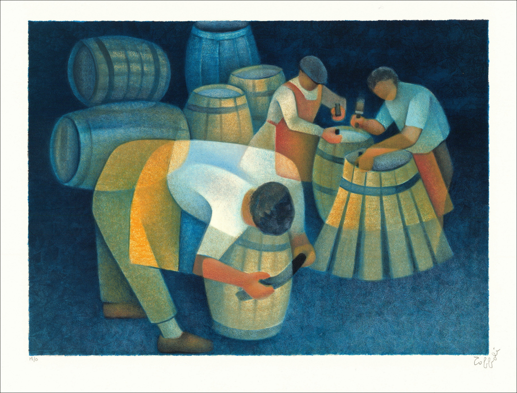 Louis Toffoli - Lithography The Casonkers, 1986
