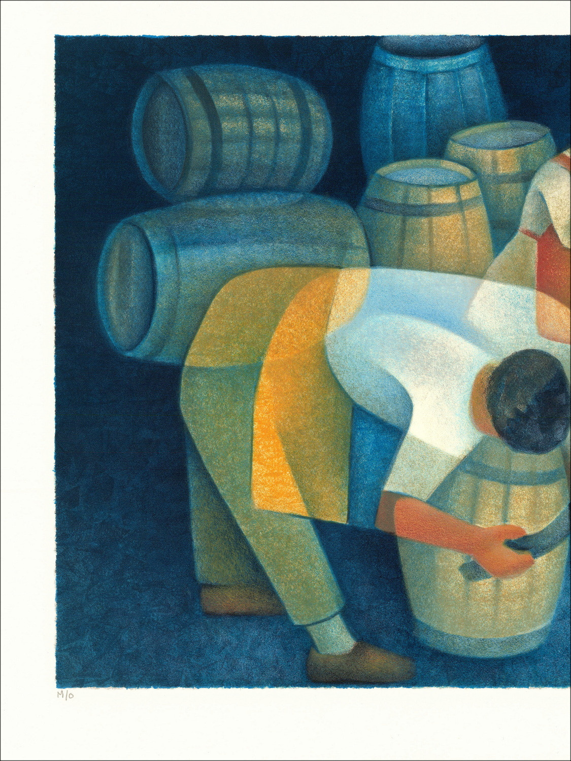 Louis Toffoli – Litografía Les Tonneliers, 1986