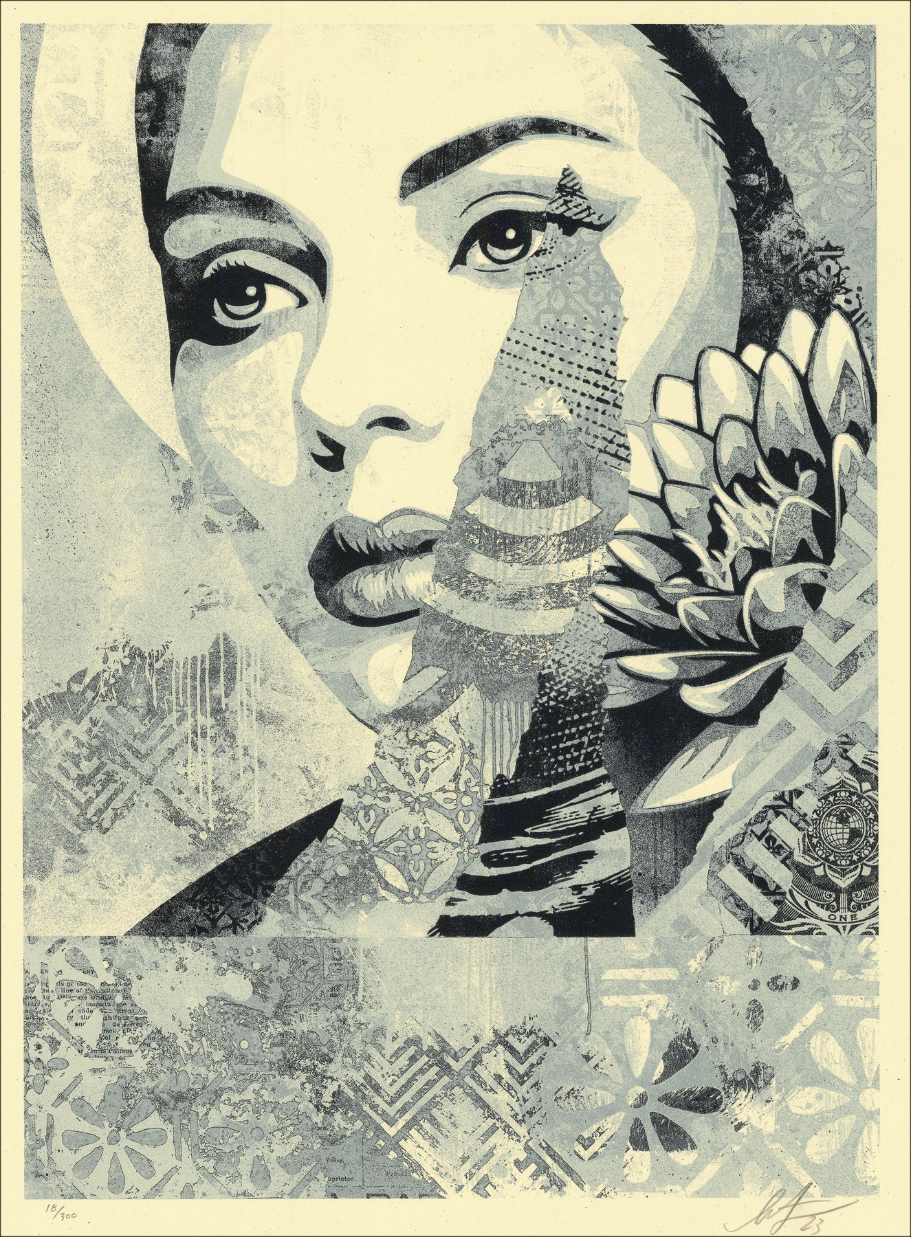 SHEPARD FAIREY (OBEY) - Incarnation (Silver) (2023)