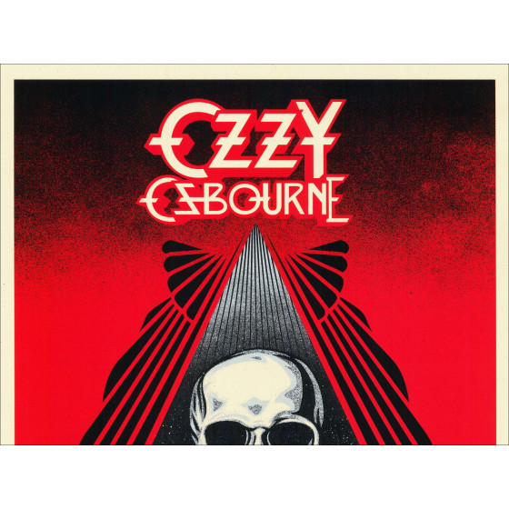 Shepard Fairey (Obey) – Ozzy Farewell Tour Red, 2019