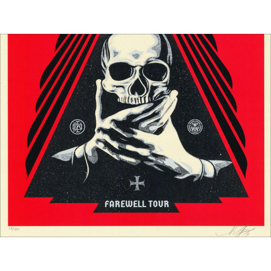 Shepard Fairey (Oey) – Ozzy Farewell Tour Red, 2019