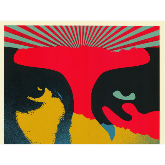 Shepard Fairy (Obey) - A Cracked Icon, Screen Print 2024
