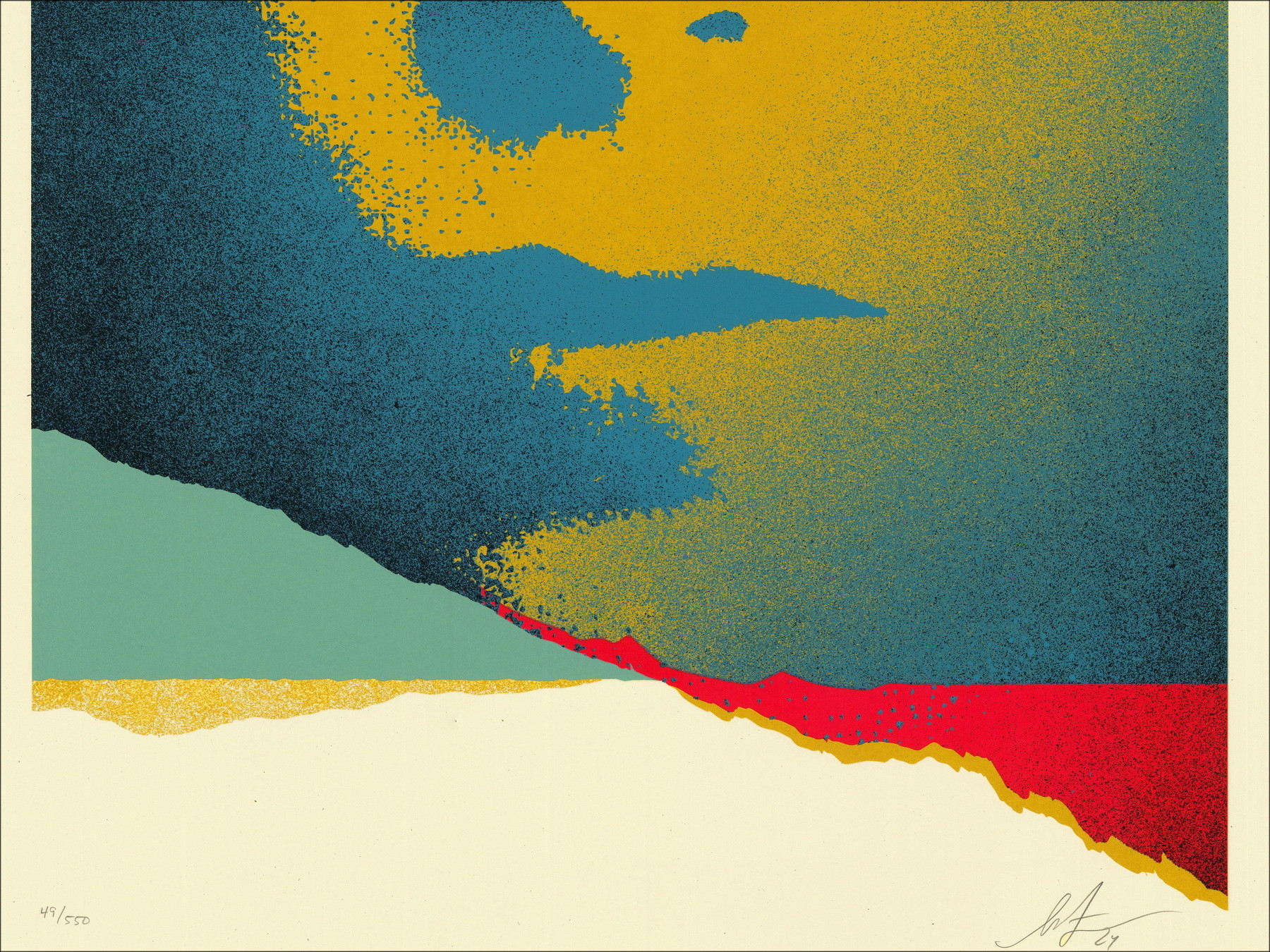 Shepard Fairy (obey) - un'icona incrinata, serigrafia 2024