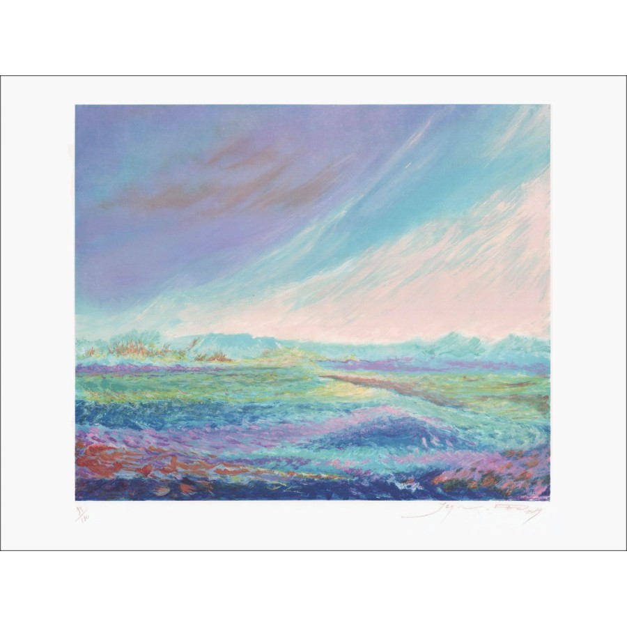 Jean FERNAND - Original Lithographie "Alysées"