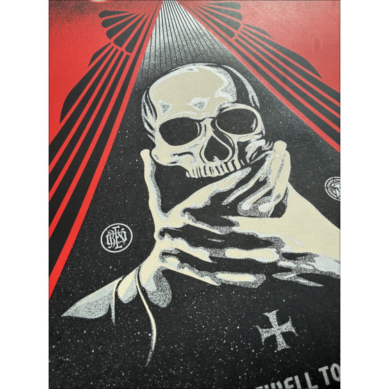Shepard Fairey (Oey) – Ozzy Farewell Tour Red, 2019