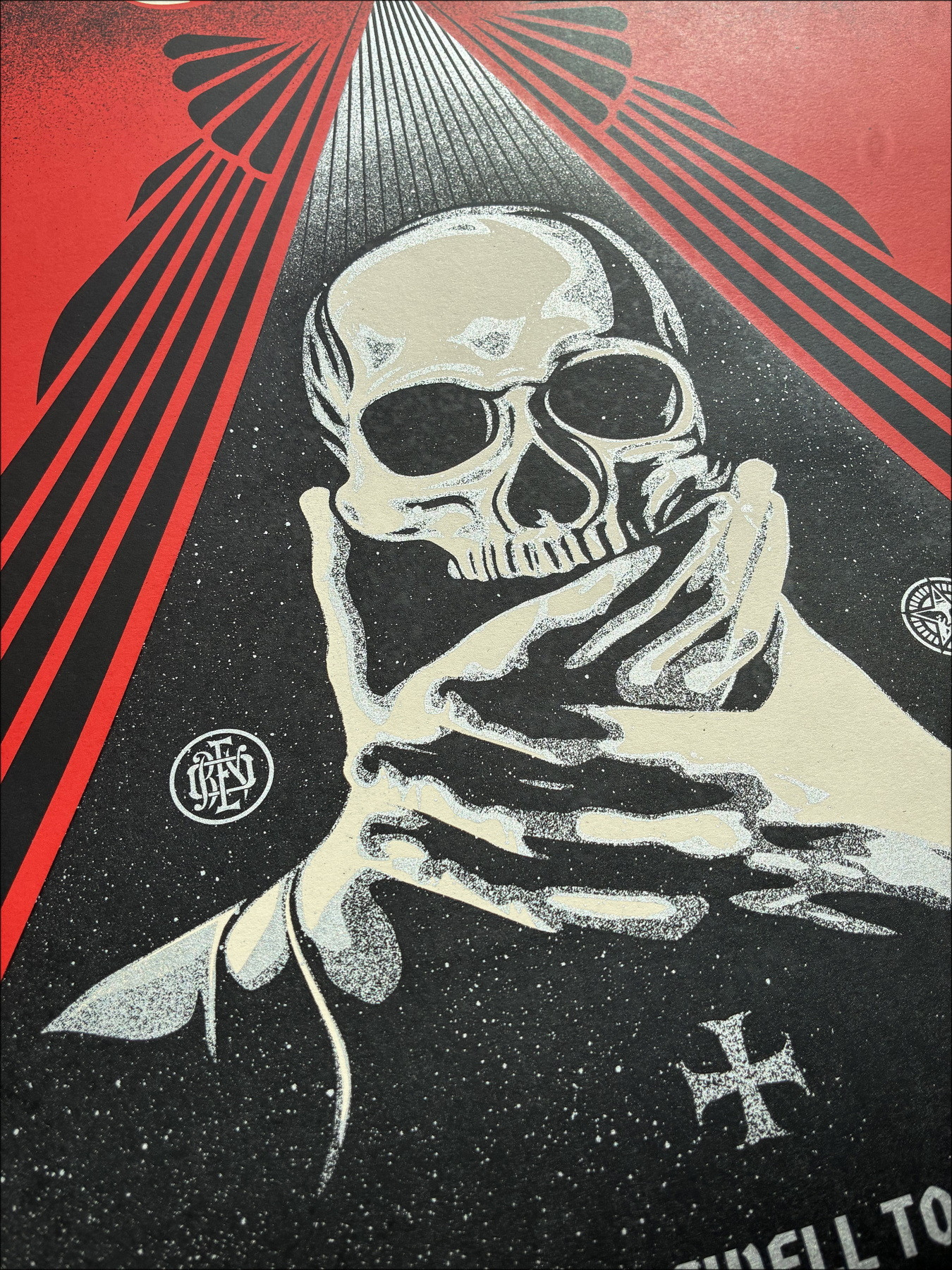 Shepard Fairey (Obey) – Ozzy Farewell Tour Red, 2019
