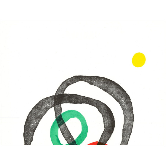 Joan Miró - Lithografie kleurensamenstelling, 1967