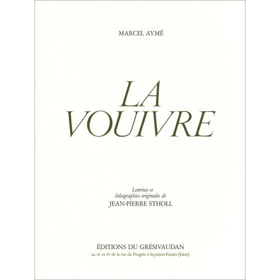 Jean-Pierre StHoll - La Douvivre, Portfolio illustrato 1978