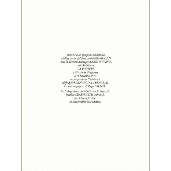 Jean-Pierre Stholl – La Vouivre, portfolio ilustrado 1978