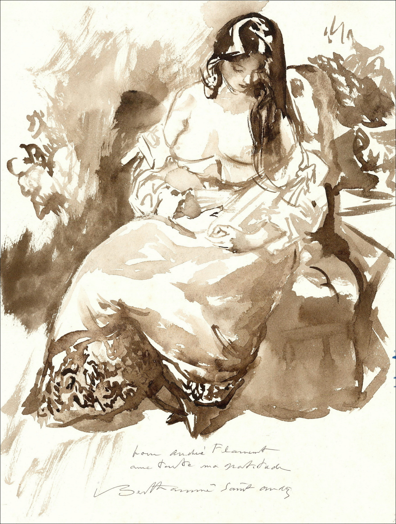 Louis Berthomme-Saint-André - Maternity Drawing