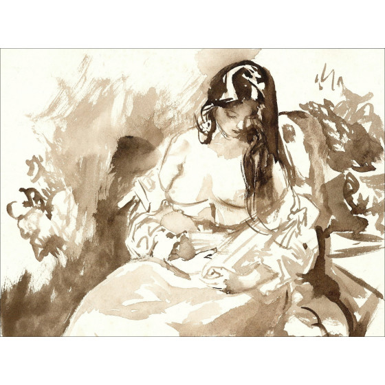Louis Berthomme-Saint-André - Maternity Drawing