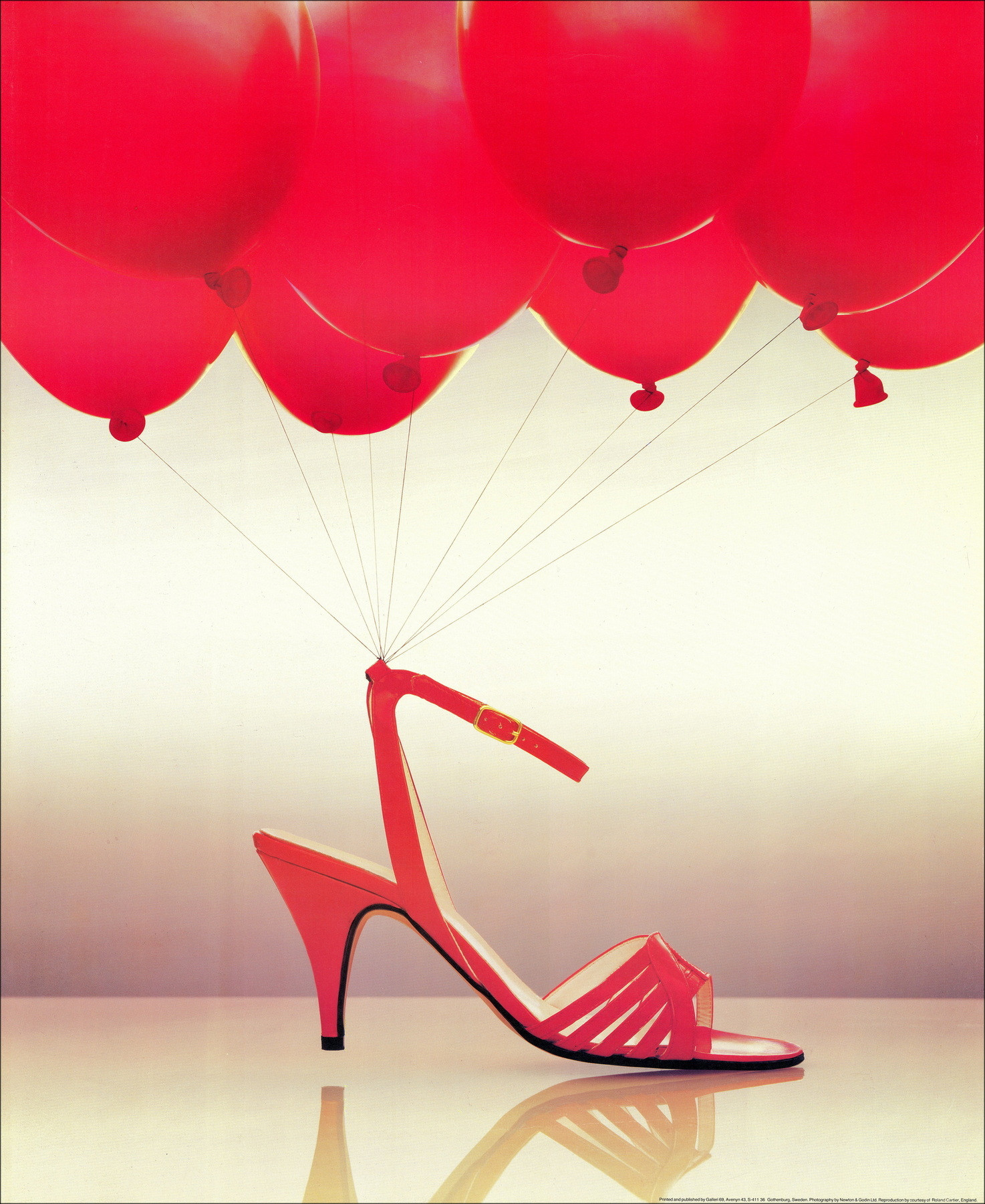 Newton & Godin - Roland Cartier Poster with balloons