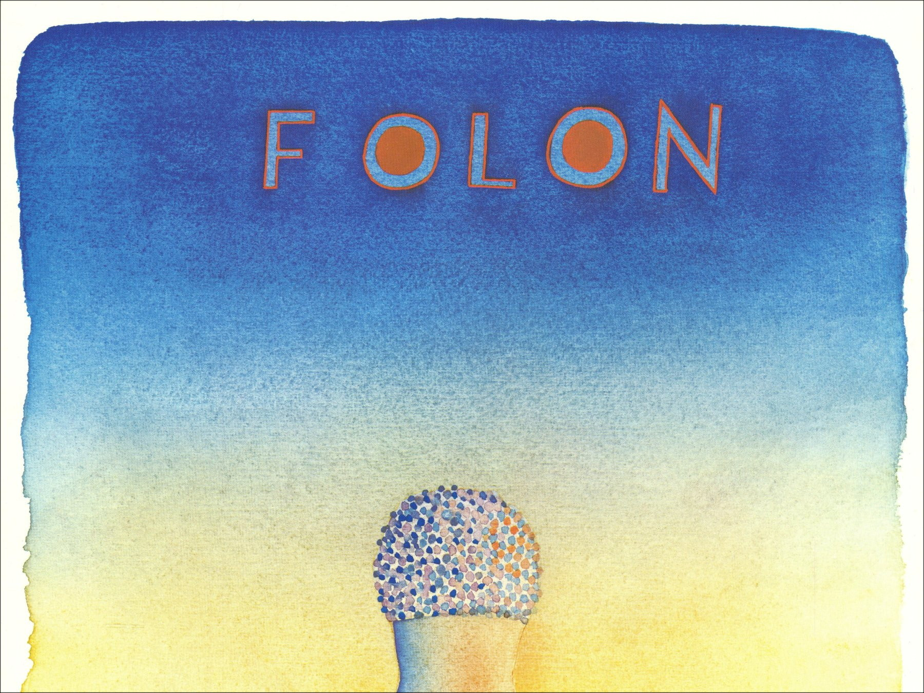 Jean-Michel Folon – Poster Exhibition Kriwin, 1979